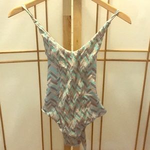 One piece bathing suit